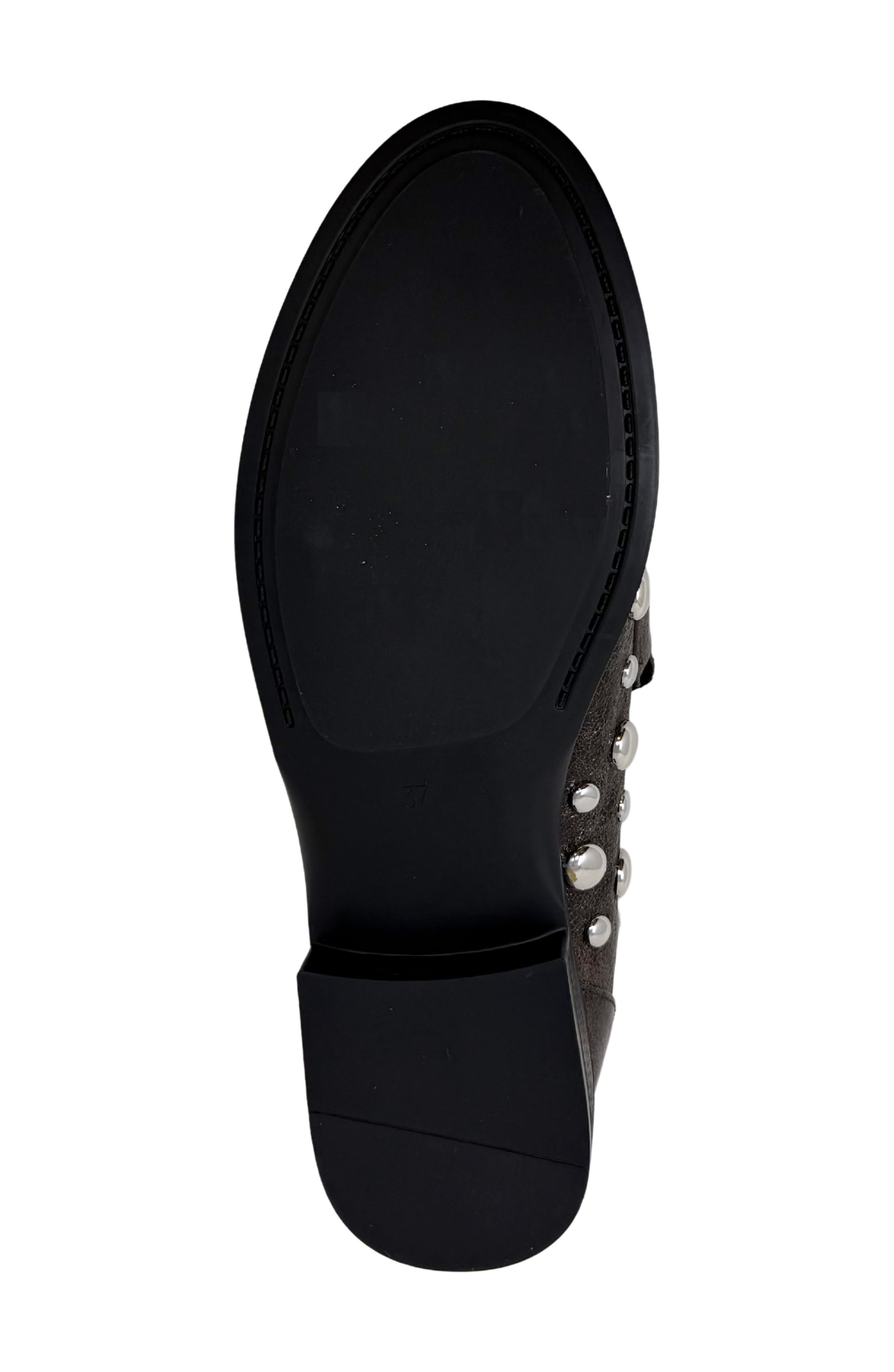 Trisha Penny Loafer, Alternate, color, DARK TAUPE