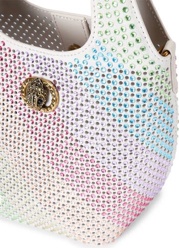 Small Chelsea Crystal Leather Hobo Bag