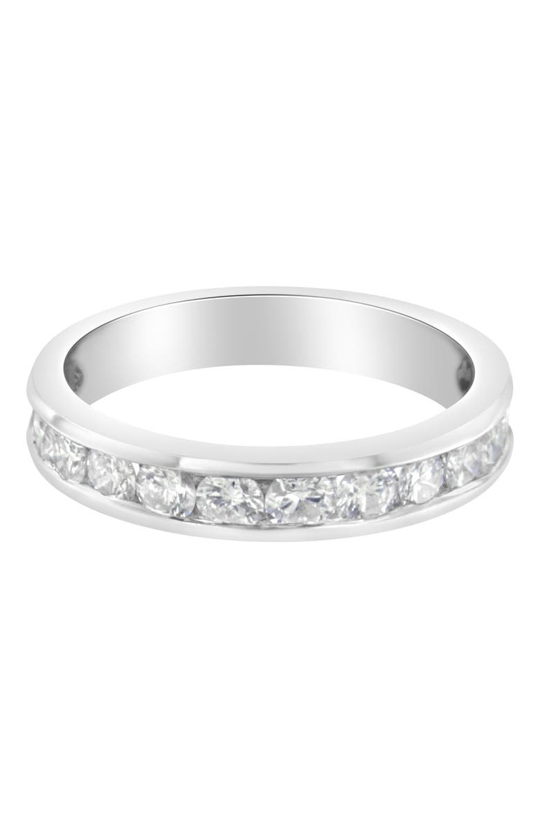 Haus of Brilliance IGI Certified 18K Gold 1 Cttw Diamond Half-Eternity Wedding Ring, Alternate, color, White Gold