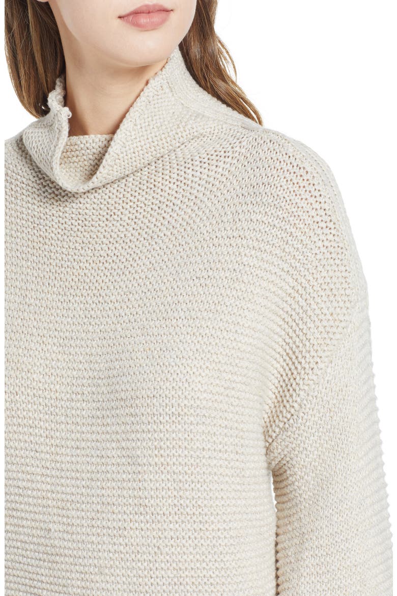 Turtleneck Sweater, Alternate, color, TAN SESAME