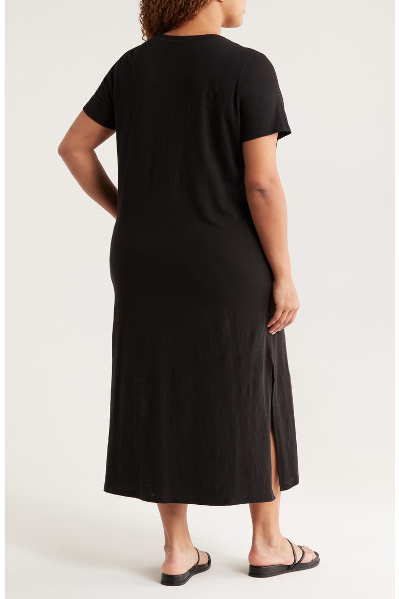 Organic Cotton Maxi Dress, Alternate, color, BLACK
