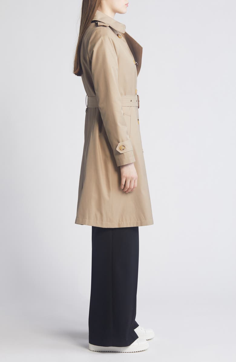 Lauren Ralph Lauren Water Resistant Belted Double Breasted Trench Coat, Alternate, color, 