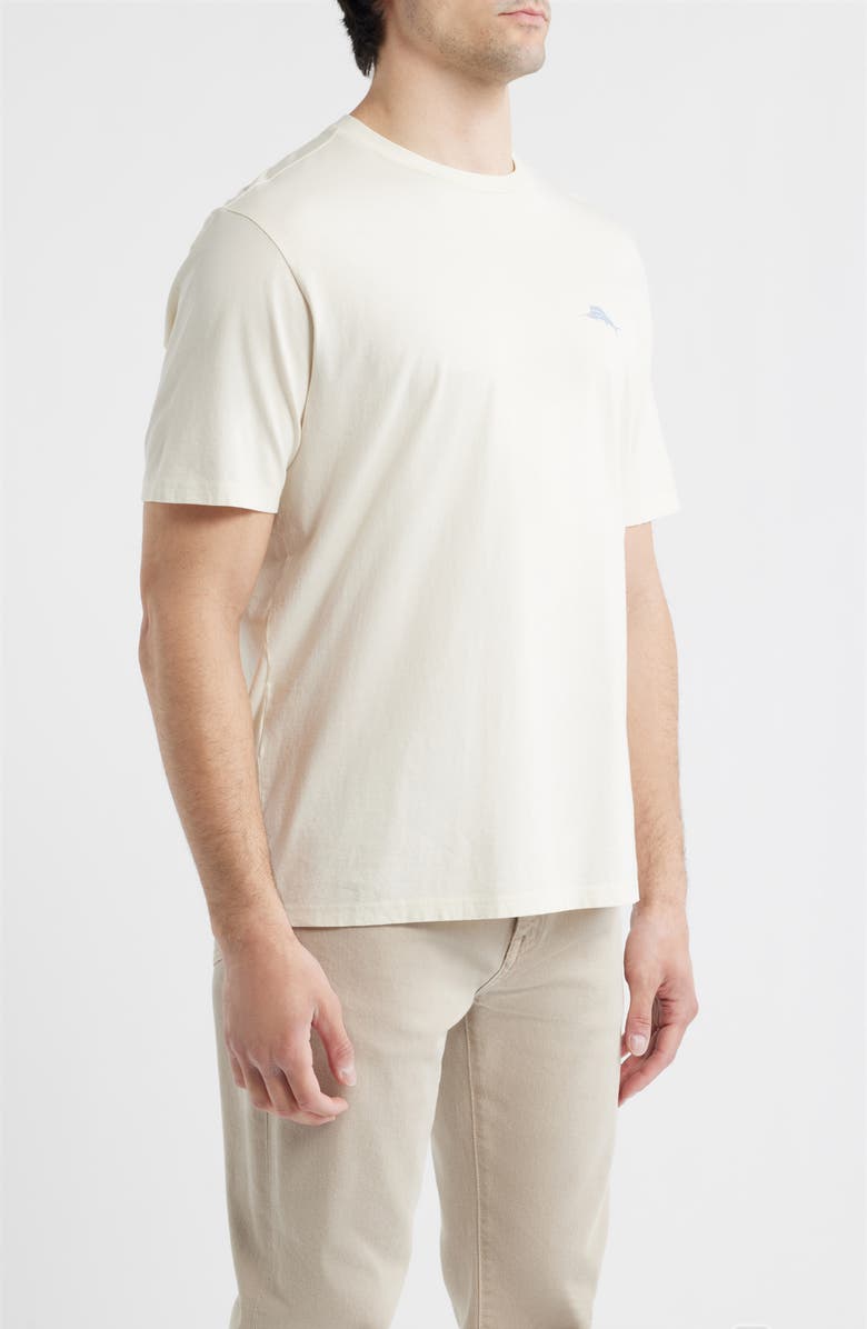Tommy Bahama Sardina Soirée Cotton Graphic T-Shirt, Alternate, color, Vanilla Ice