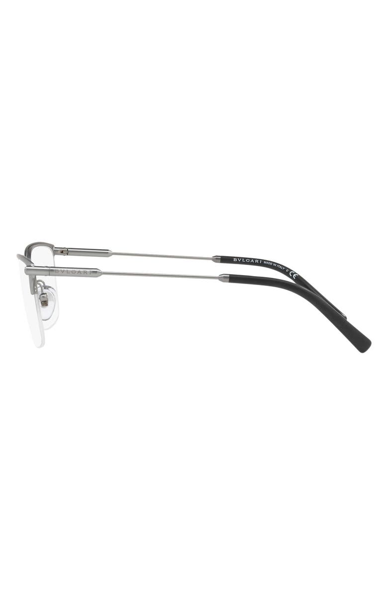 BVLGARI 54mm Semi Rimless Optical Glasses, Alternate, color, 
