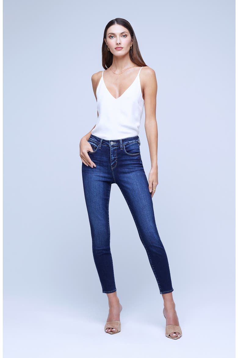Margot Crop Skinny Jeans, Alternate, color, COLUMBIA