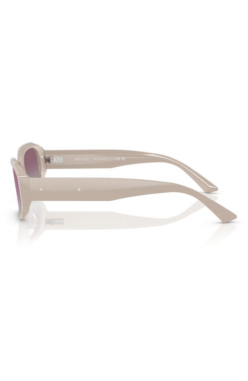 Jimmy Choo Sunglasses In Silver/ash