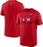 Nike Men's Nike Red St. Louis Cardinals 2023 MLB World Tour: London Series Legend Performance T-Shirt