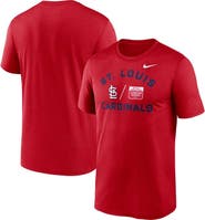 Nike Men's Nike Red St. Louis Cardinals 2023 MLB World Tour: London Series Legend Performance T-Shirt