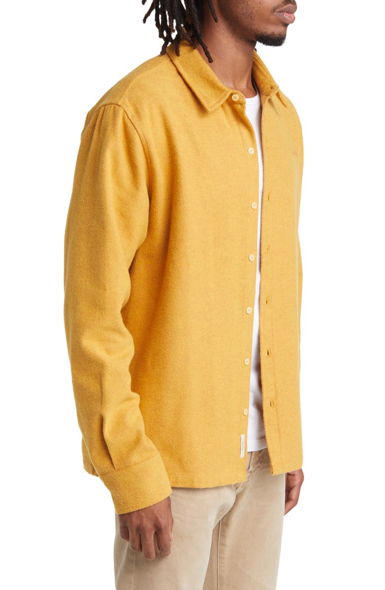 FORET Slow Organic Cotton Button-Up Shirt, Alternate, color, 