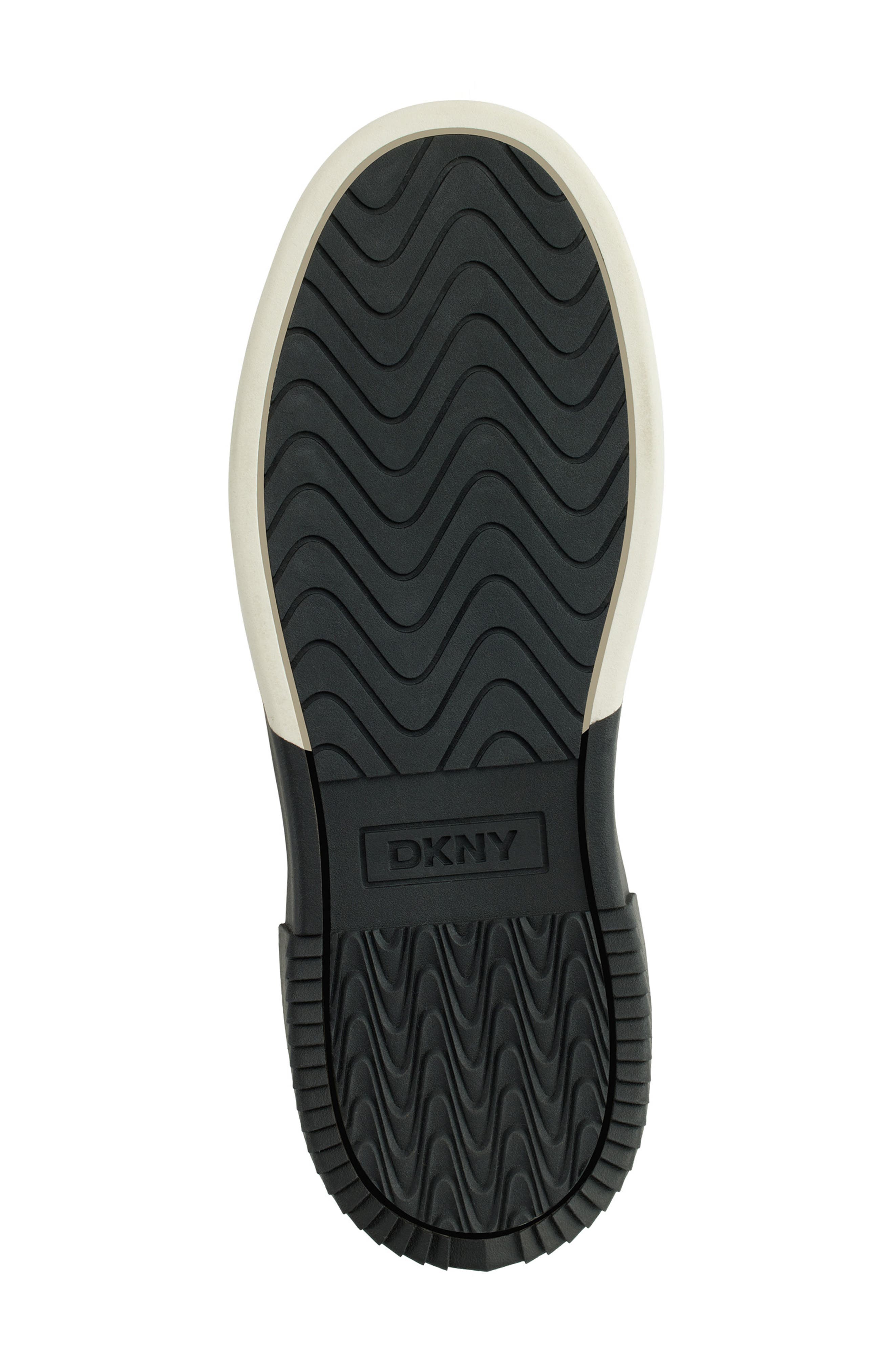 DKNY Bradley Platform Sneaker, Alternate, color, Black/ White