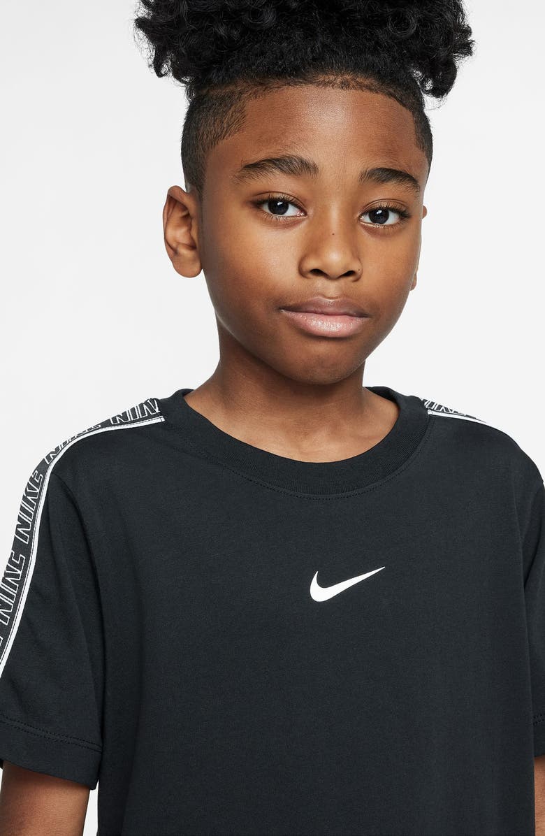 Nike Kids' Club Cotton Graphic T-Shirt, Alternate, color, Black