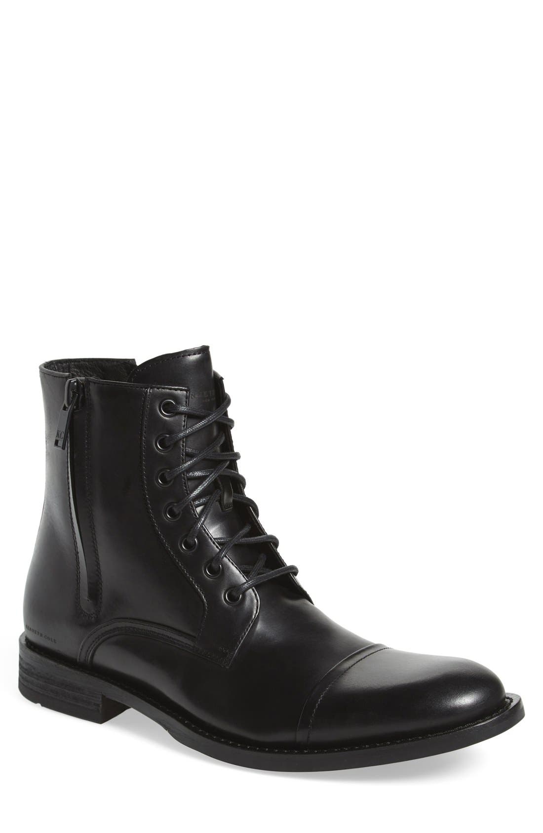 Kenneth Cole New York 'Mind over Matter' Cap Toe Boot, Main, color, 