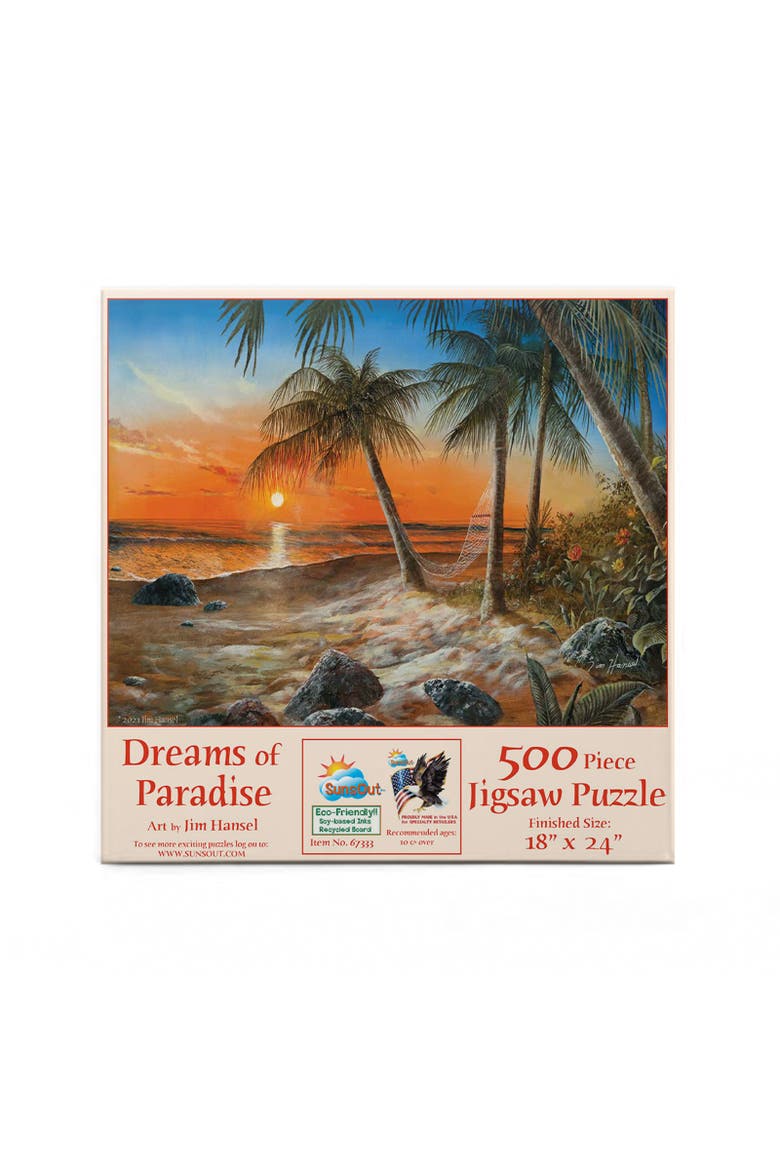 Dreams of Paradise 500 piece Jigsaw Puzzle for Adults, Alternate, color, Multicolor