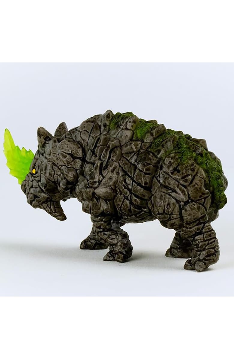 Schleich Eldrador Creatures Battle Rhino Fantasy Action Figure, Alternate, color, Multicolored