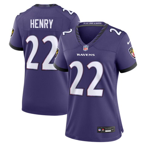 Women's Nike Derrick Henry Purple Baltimore Ravens Team Game Jersey