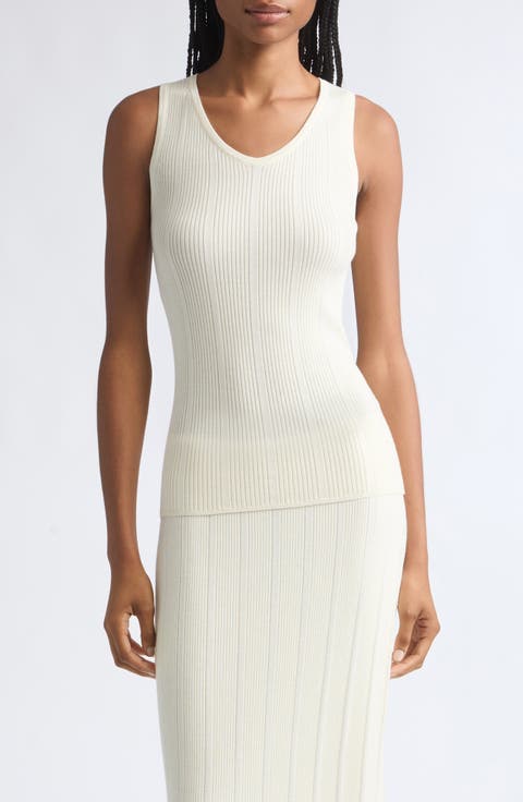 Merino Wool Rib Tank