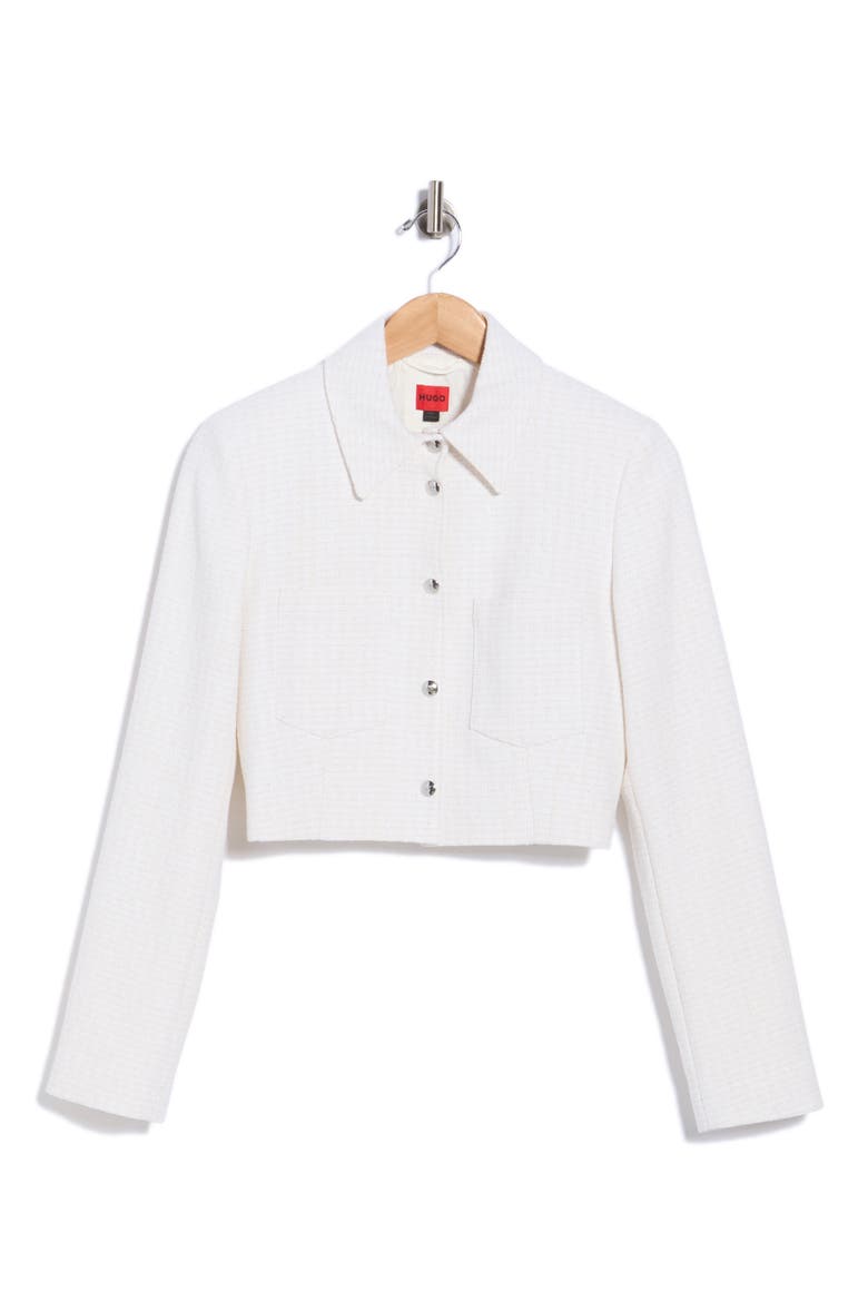 Anouka Cropped Tweed Jacket, Main, color, OPEN MISCELLANEOUS