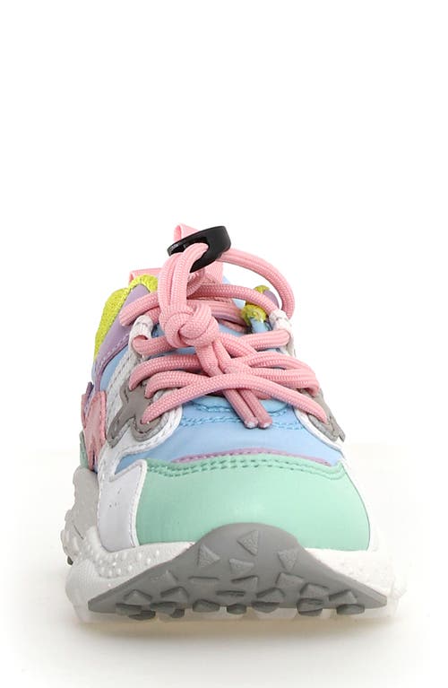 Naturino Kids' Yamano 3 Sneaker In Aquamarine-celeste-white