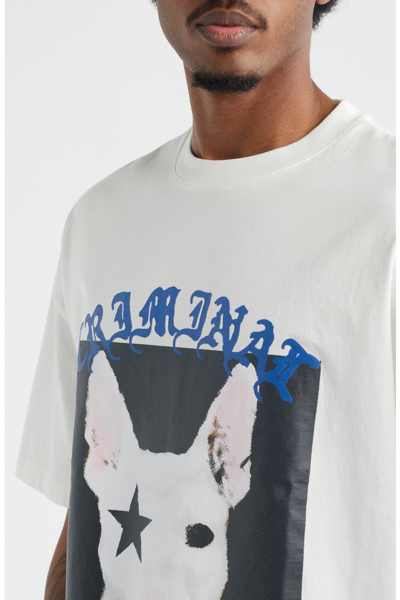 Star Dog Cotton Graphic T-Shirt, Alternate, color, OFF-WHITE
