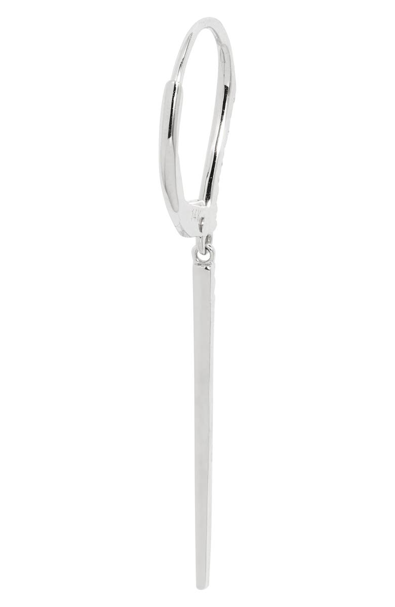 Meira T Diamond Spike Earrings, Alternate, color, Silver