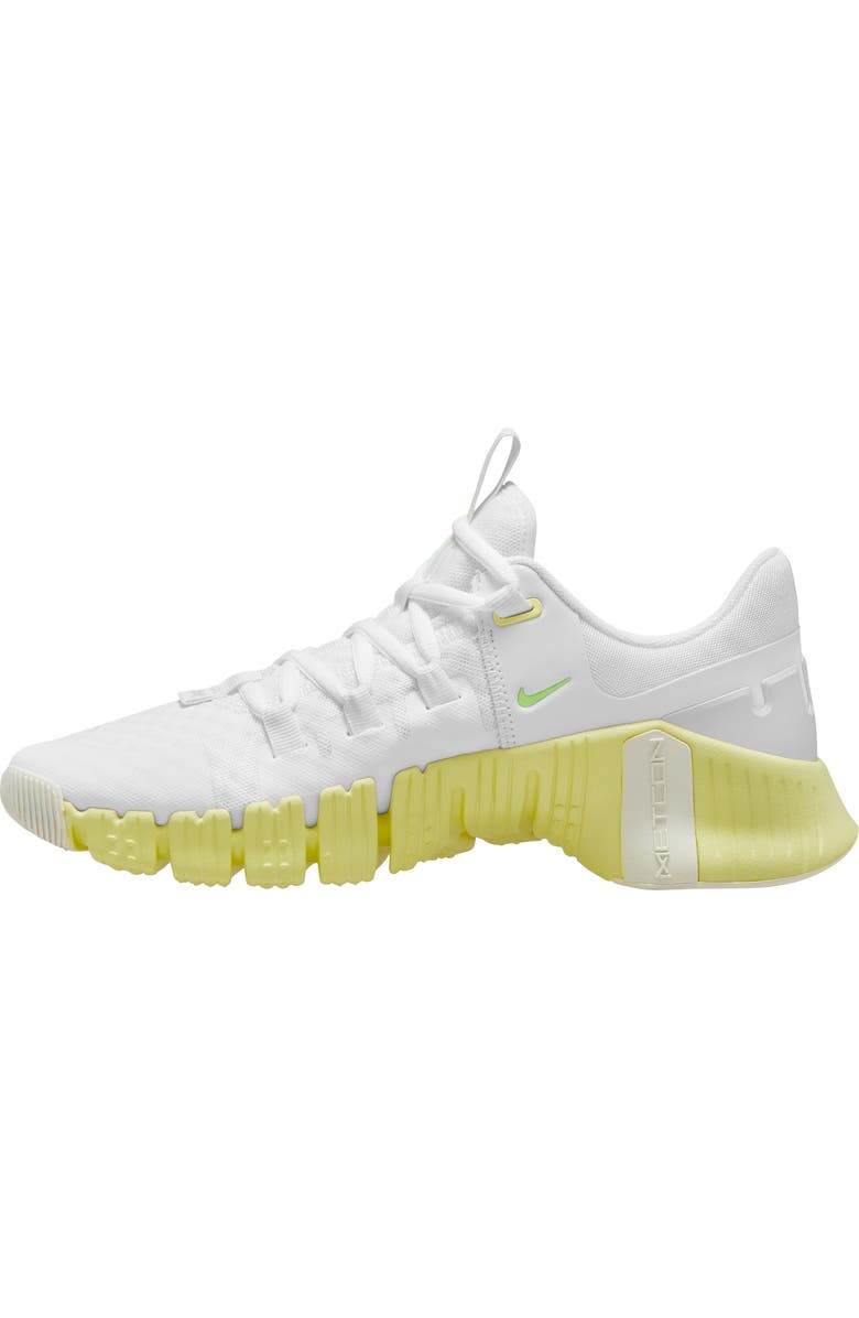 Nike Free Metcon 5 Training Shoe, Alternate, color, White/ Lime/ Green