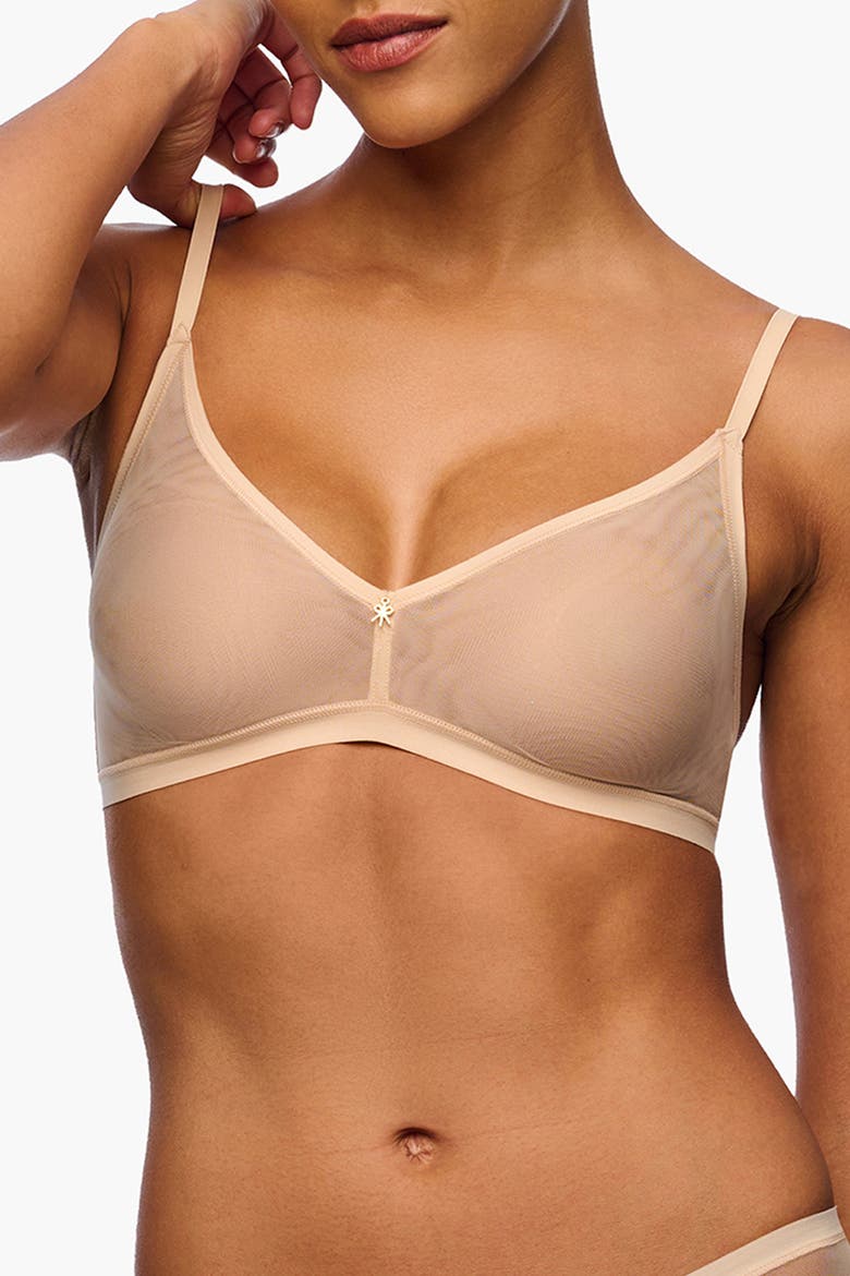 Soire Iconic Bralette, Main, color, Sabbia