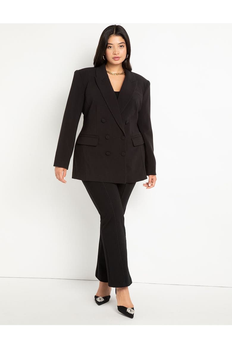 The Ultimate Stretch Flare Leg Pant, Alternate, color, BLACK