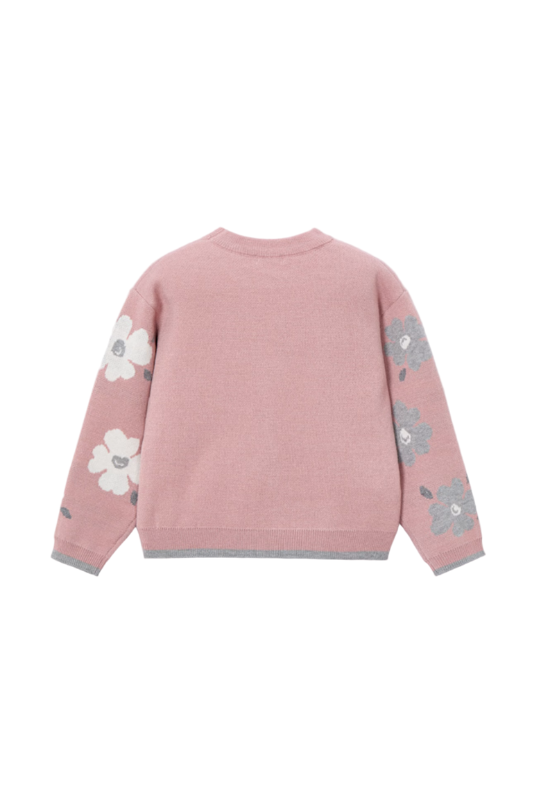 Jacquard Sweater, Alternate, color, Pink