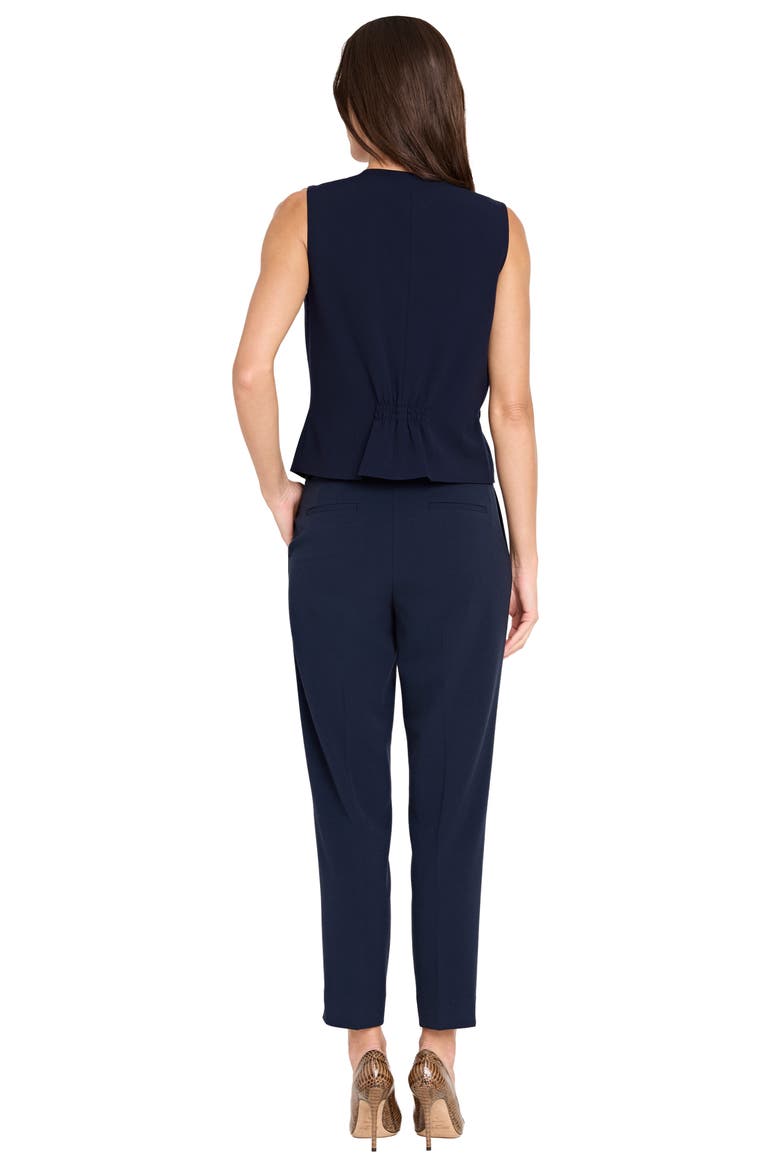 Crepe Vest, Alternate, color, NEW NAVY