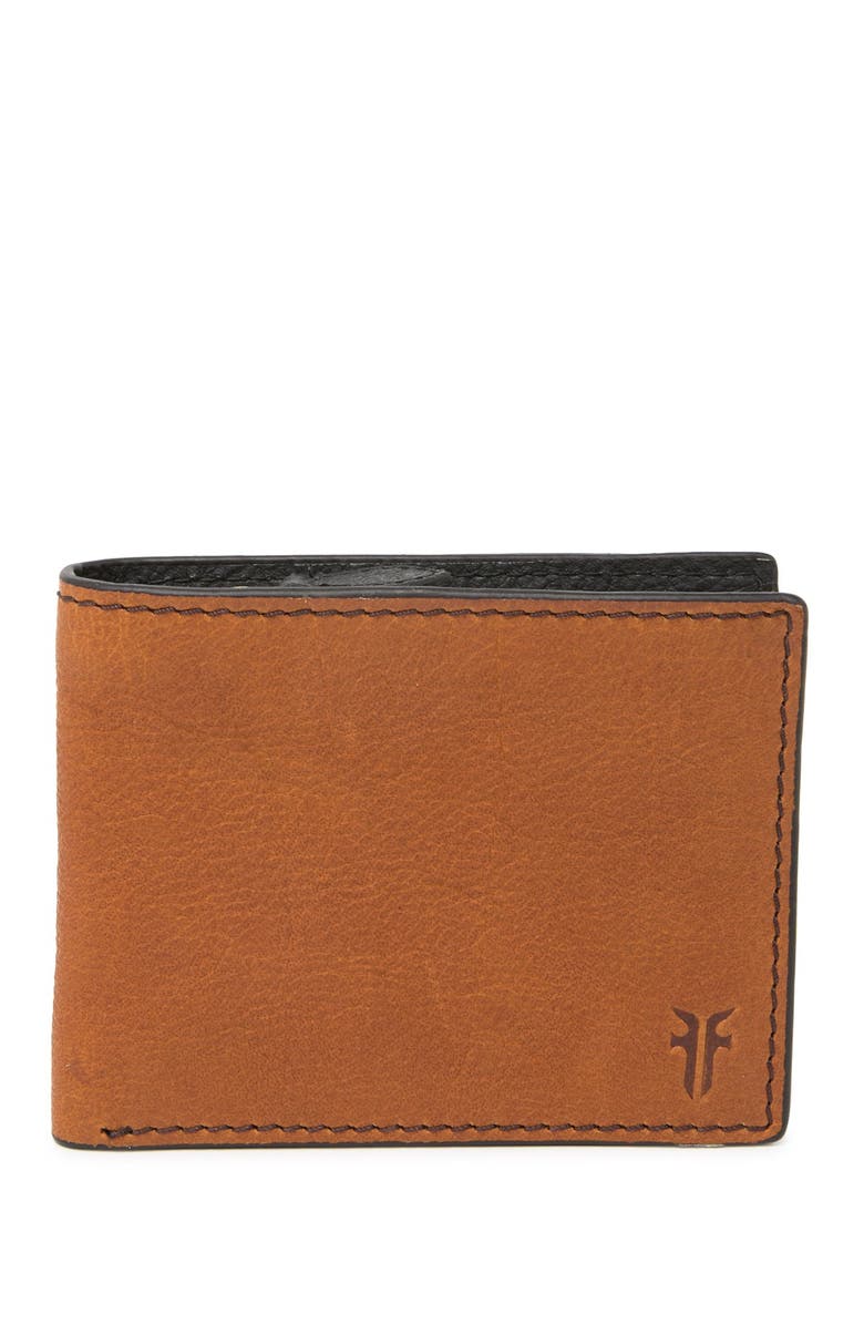 Frye Leather Bifold Coin Wallet, Alternate, color,