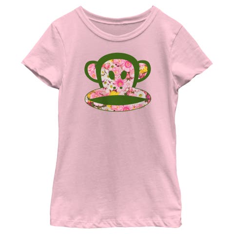 Girl's Paul Frank Floral Julius the Monkey  Graphic T-Shirt