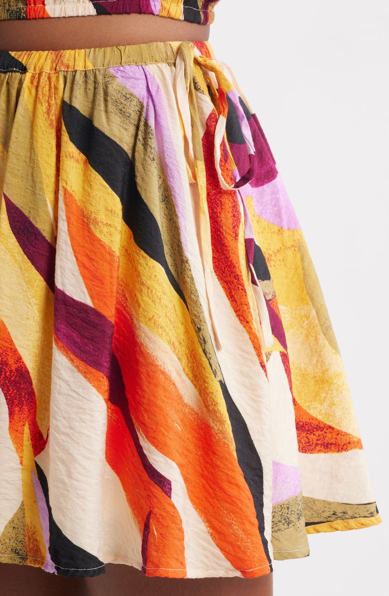 VERO MODA Tilly Miniskirt, Alternate, color, Cloud Dancer Aop Abs