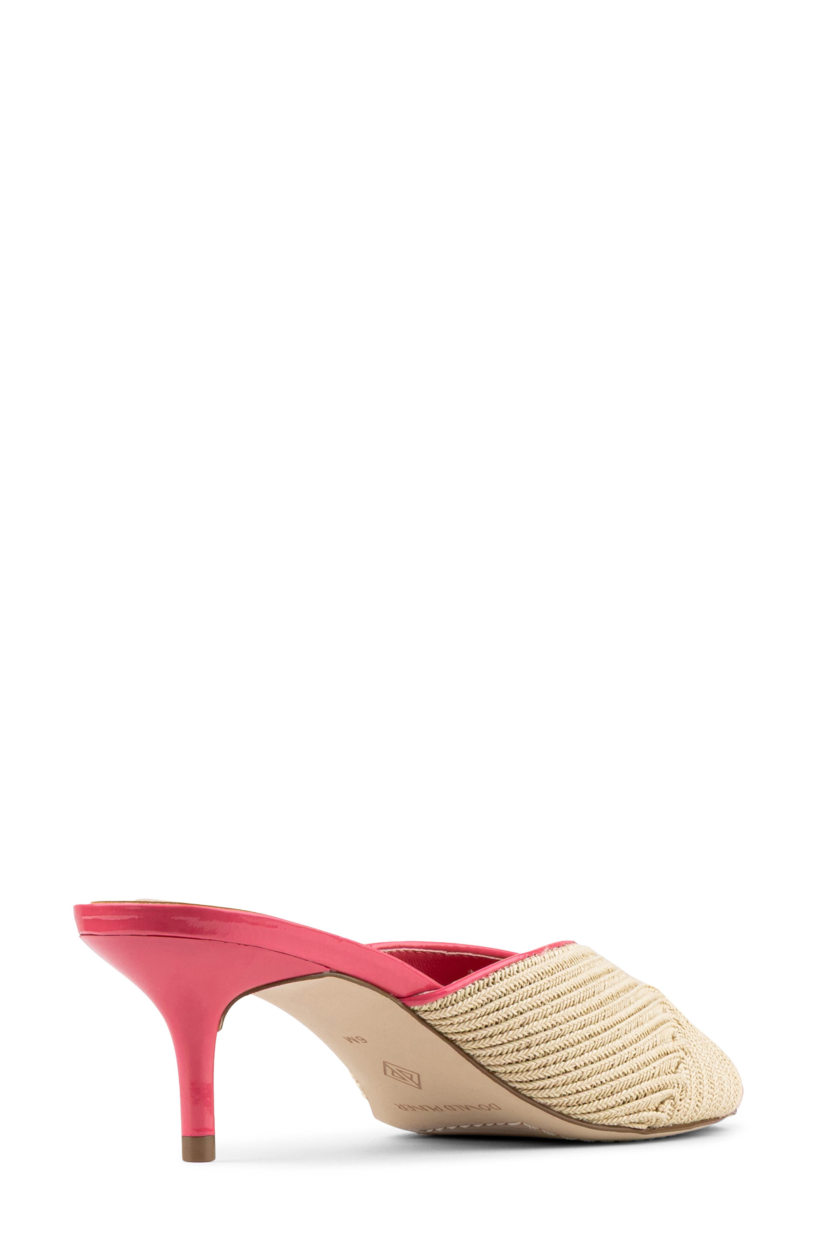 Raffia Sandal, Alternate, color, PINK