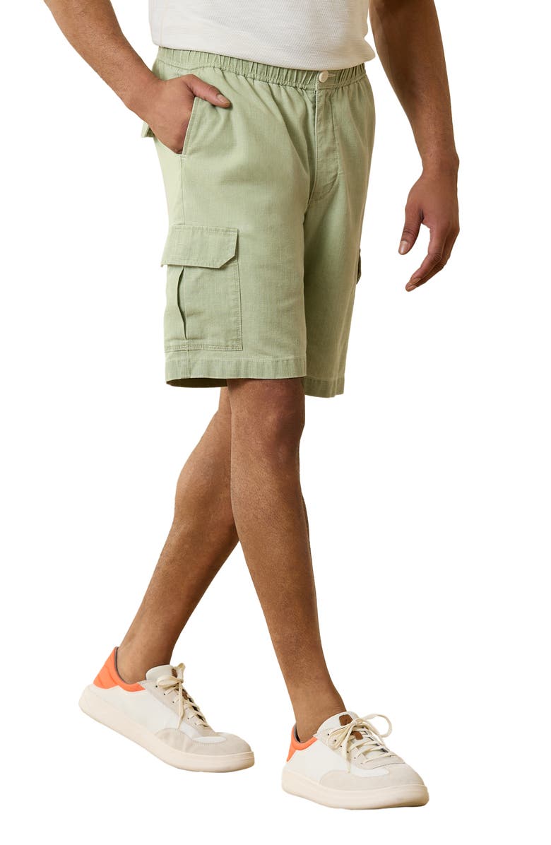 Tommy Bahama Linen in the Dream Stretch Cotton & Linen Flat Front Shorts, Alternate, color, Dusty Thyme