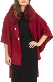 GORSKI Wool Belted Cape