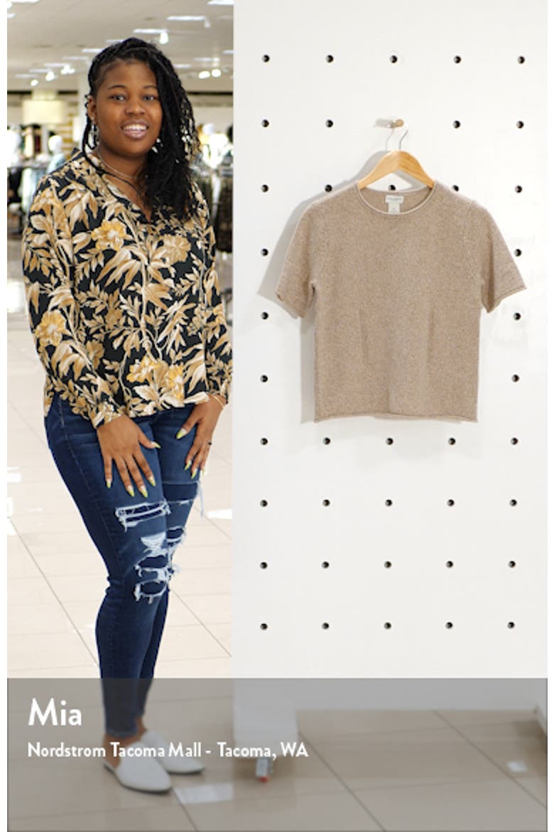 Short Sleeve Cashmere Sweater video