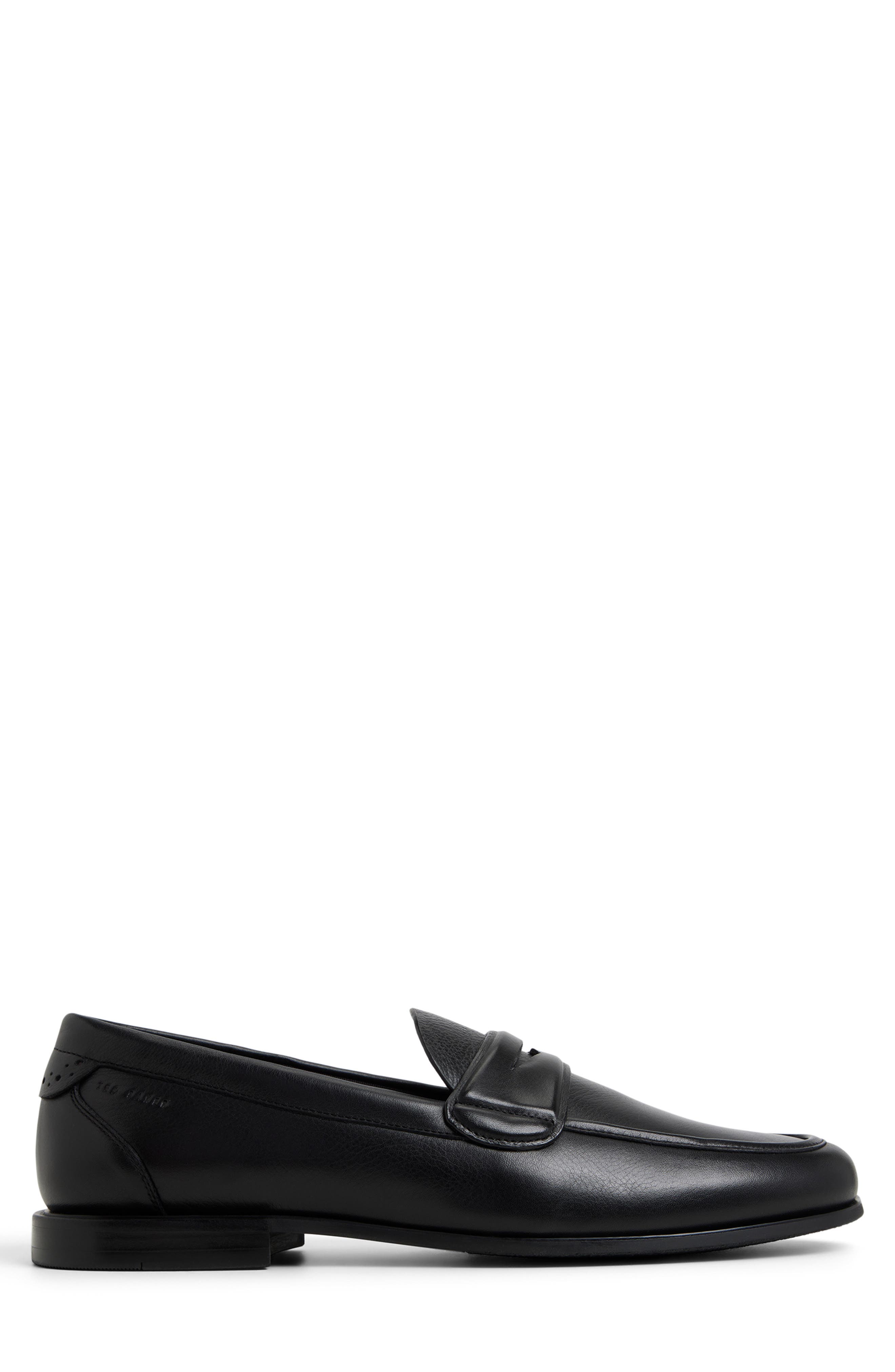 Ted Baker London Morris Penny Loafer, Alternate, color, Black