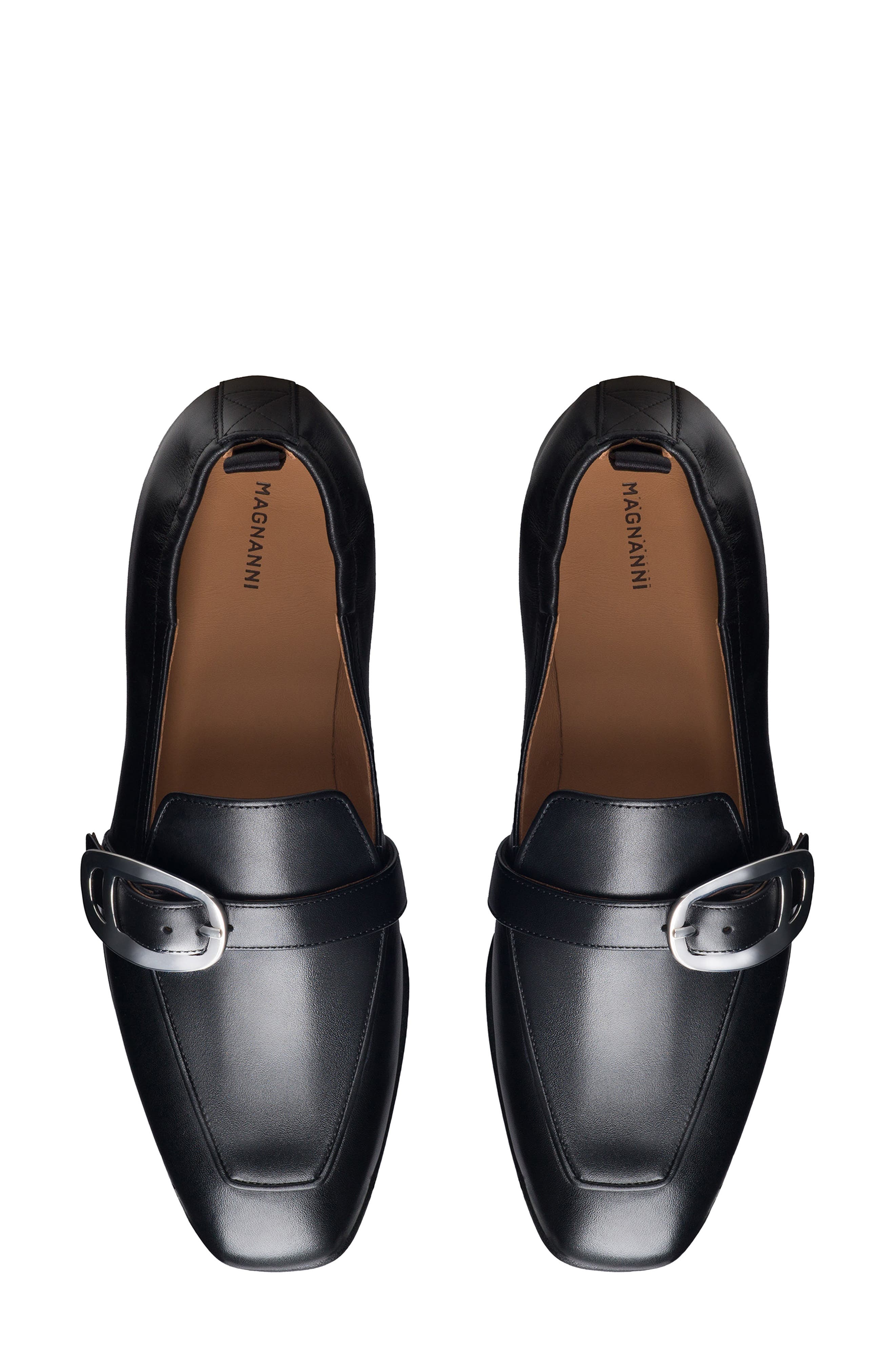 Magnanni Bella Loafer, Alternate, color, Black
