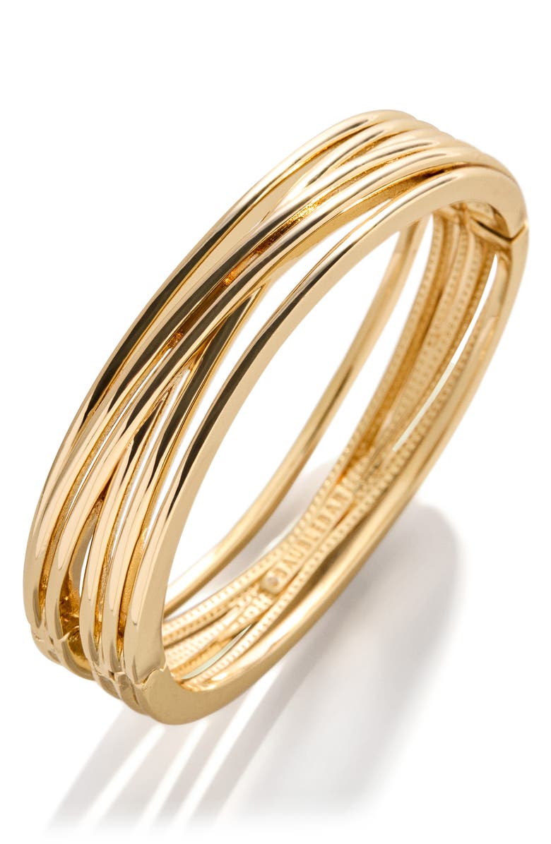 BaubleBar Iman Layered Bangle Bracelet, Alternate, color, Gold