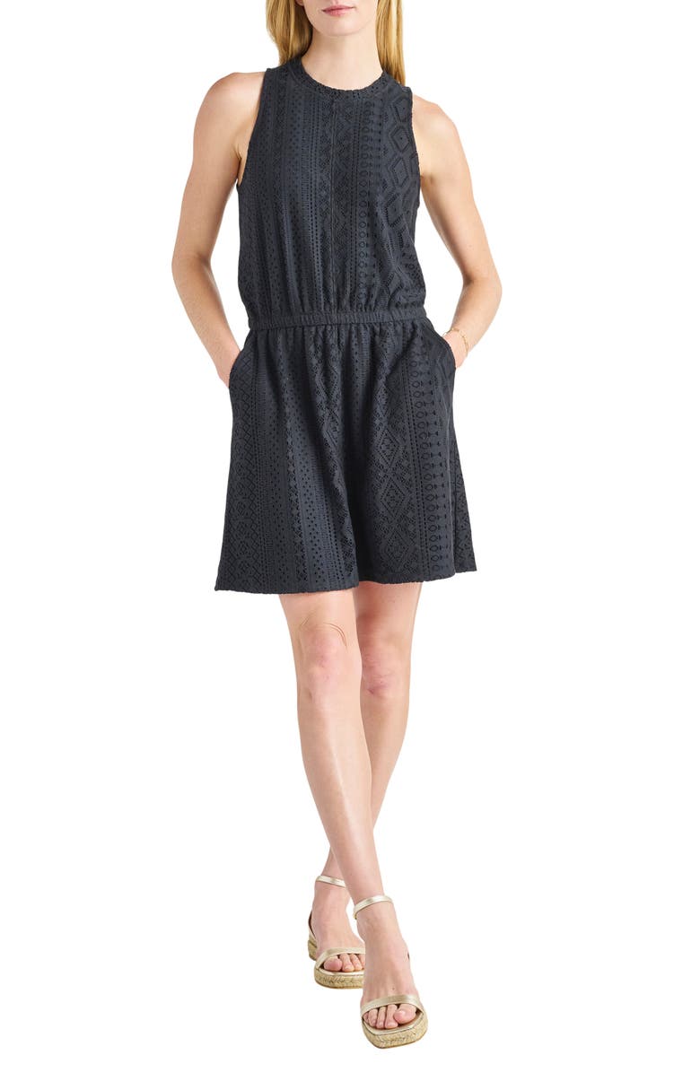 Splendid Paola Pointelle Fit & Flare Dress, Main, color, 