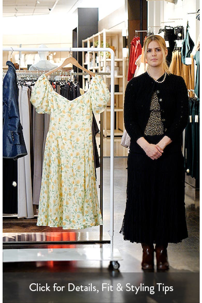 Mayra Puff Sleeve Midi Dress video