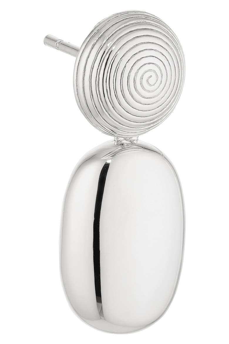 The Carla Drop Earrings, Alternate, color, SILVER