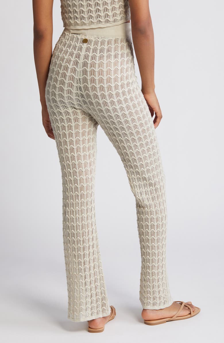 Rip Curl Santorini Sun Pointelle Stitch Sweater Pants, Alternate, color, Shell