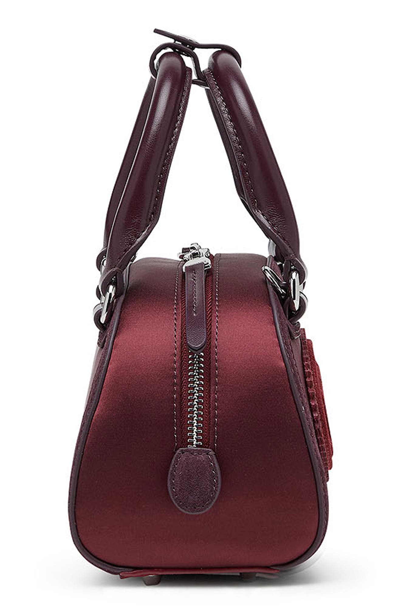 Mini 1DR Dome Bowling Bag, Alternate, color, MERLOT