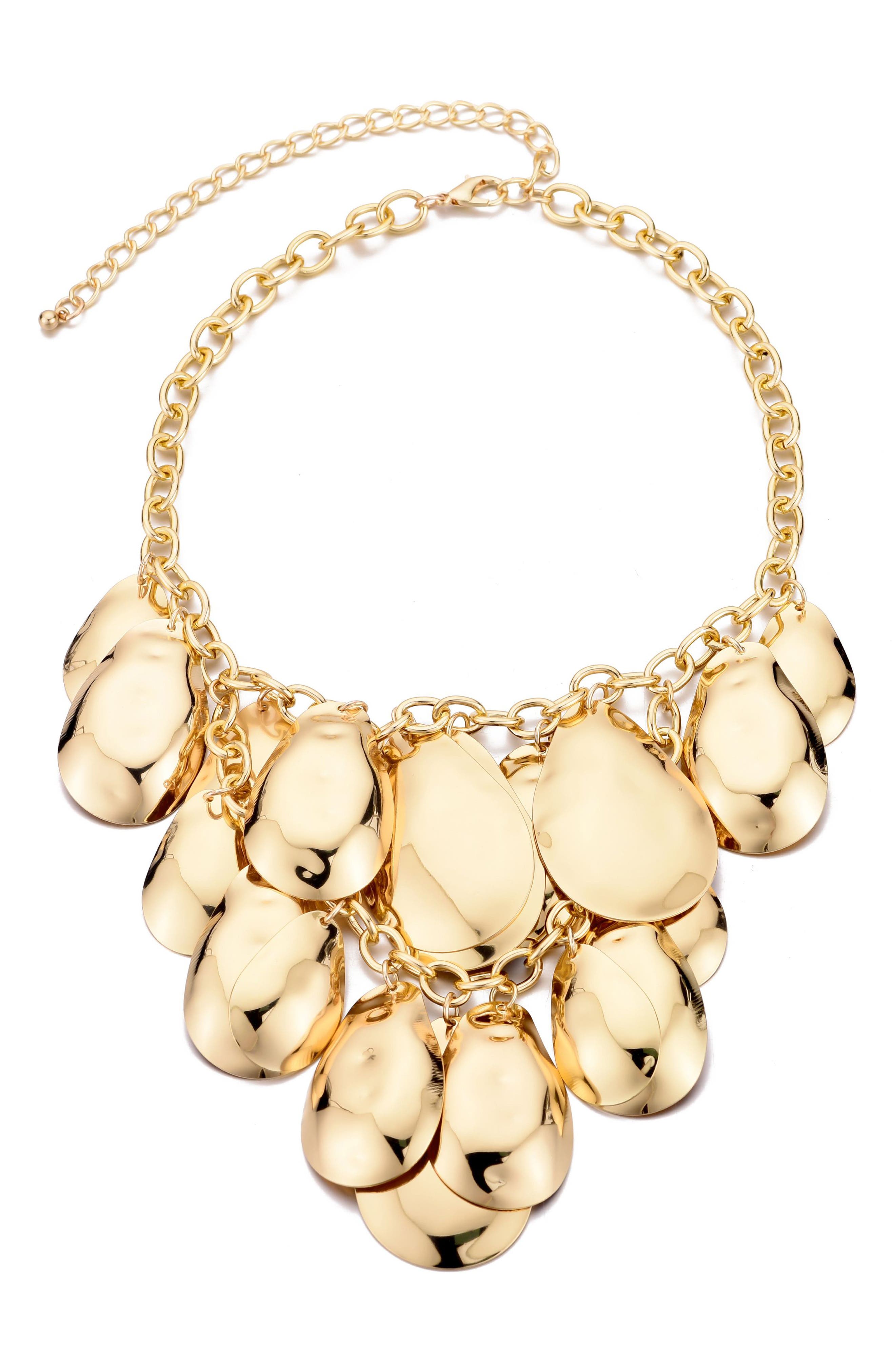 Adornia Layered Bib Necklace