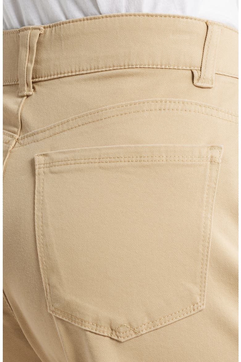 Sam High Waist Ankle Wide Leg Twill Pants, Alternate, color, VINTAGE WALNUT