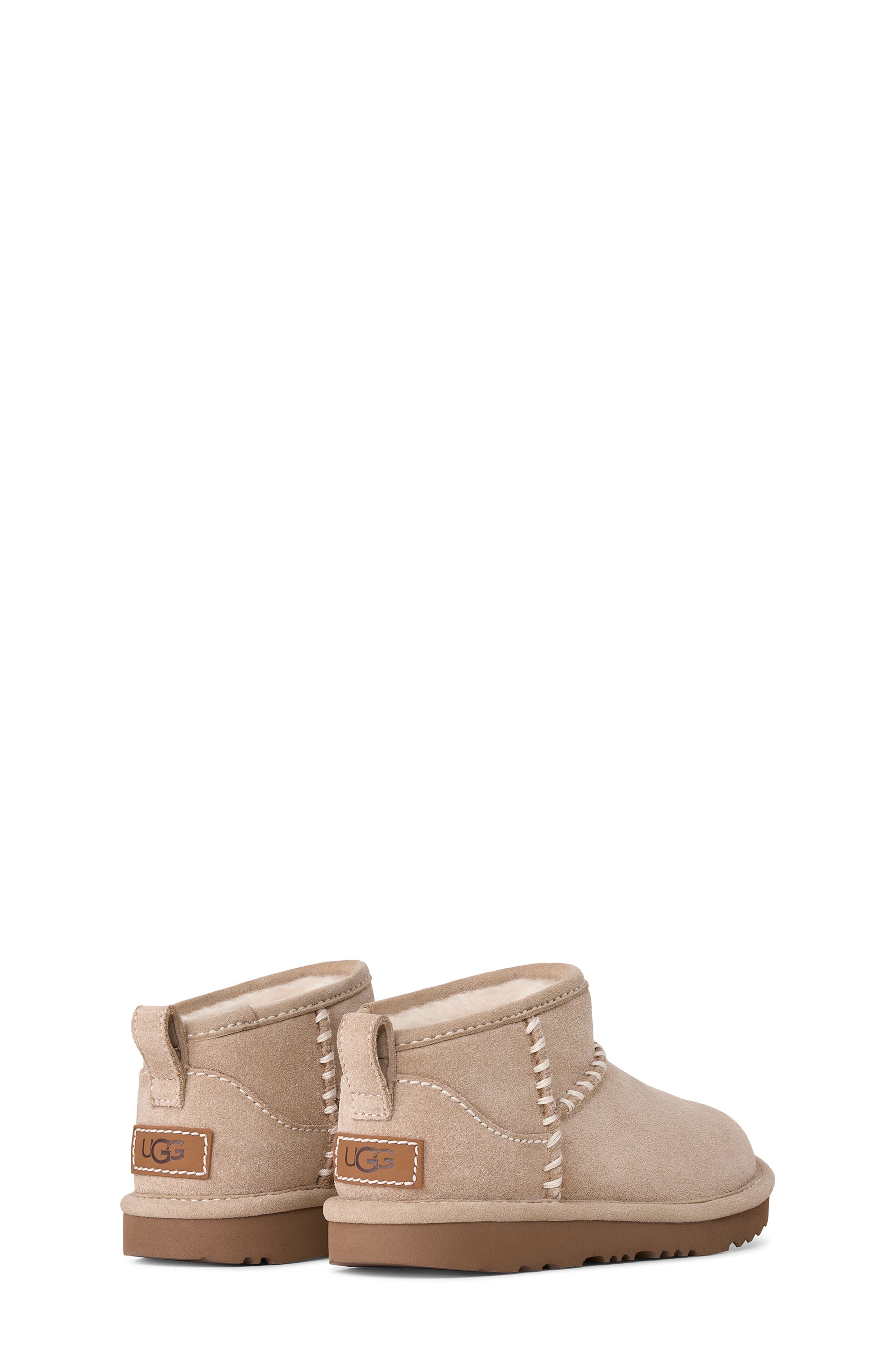 Kids' Ultra Mini Stitched Boot, Alternate, color, SAND