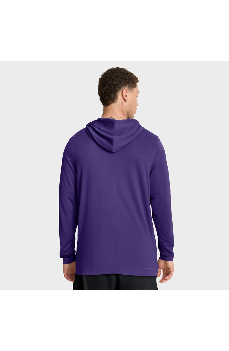 Nike Men's Nike Purple LSU Tigers 2025 Sideline Performance Long Sleeve Hoodie T-Shirt, Alternate, color, Purple