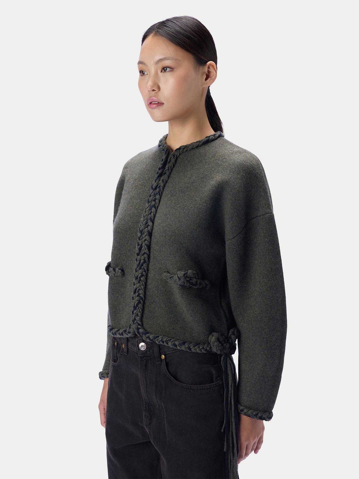 Gobi Cashmere Cashmereborn Hand-braided Cocoon Cardigan (Women) | Nordstrom