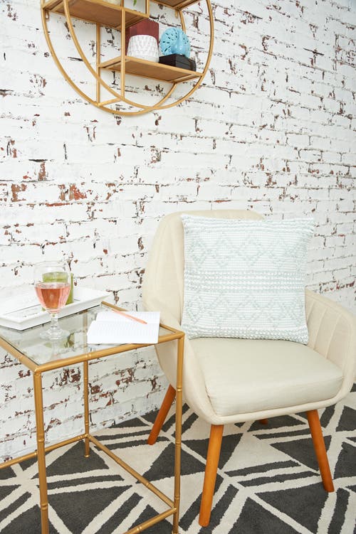 Carol & Frank Trinity Throw Pillow In Blue